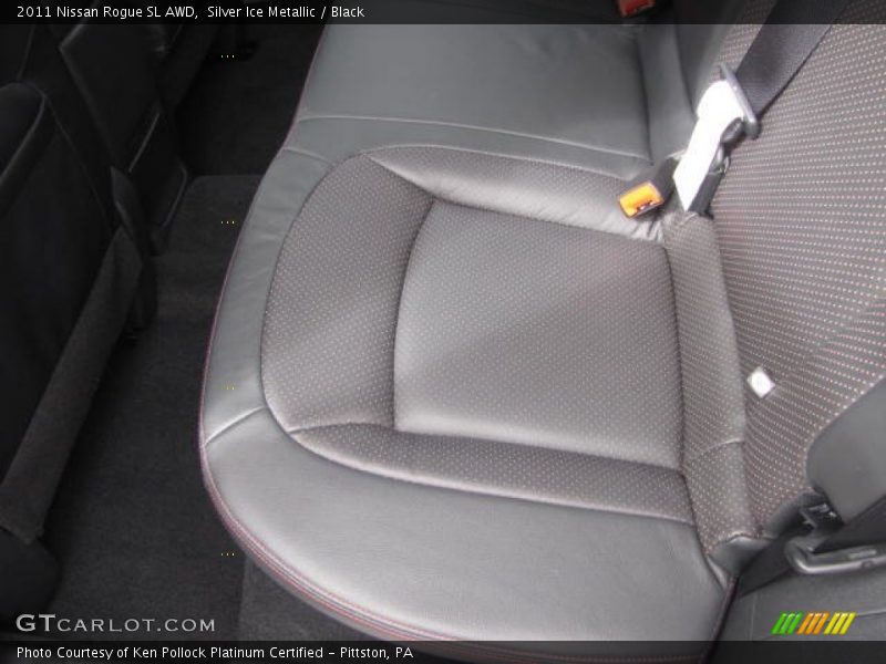 Silver Ice Metallic / Black 2011 Nissan Rogue SL AWD