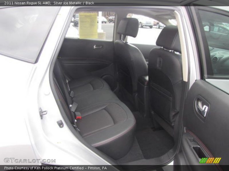Silver Ice Metallic / Black 2011 Nissan Rogue SL AWD