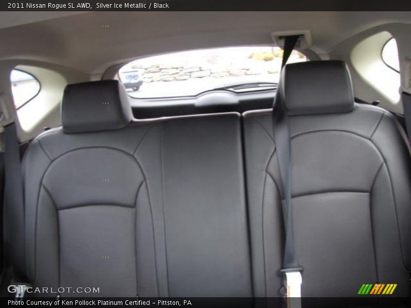 Silver Ice Metallic / Black 2011 Nissan Rogue SL AWD