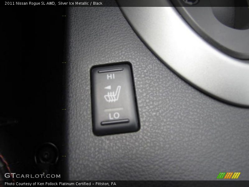 Silver Ice Metallic / Black 2011 Nissan Rogue SL AWD