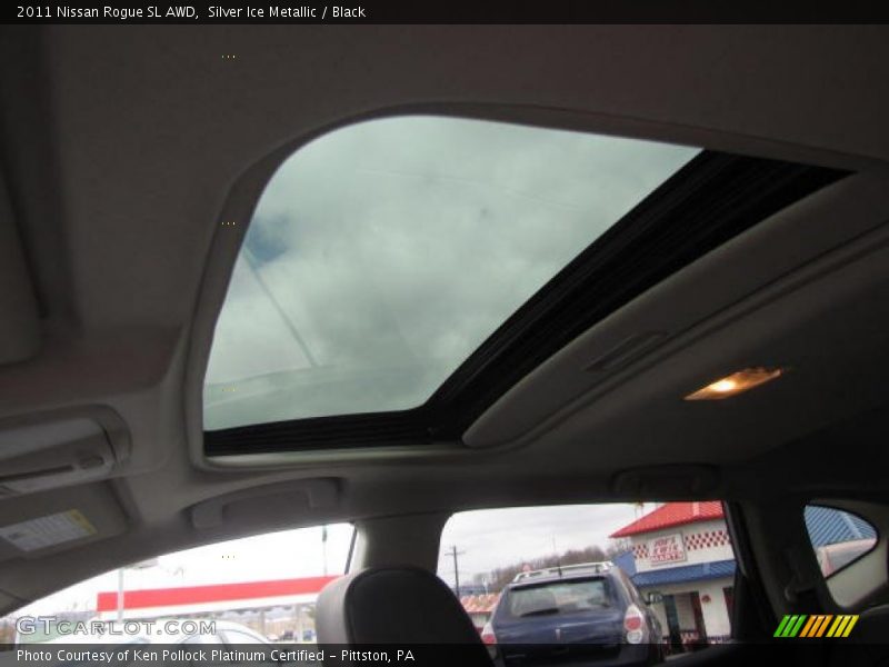 Silver Ice Metallic / Black 2011 Nissan Rogue SL AWD