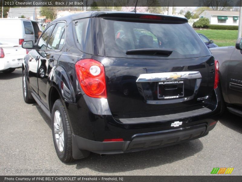 Black / Jet Black 2013 Chevrolet Equinox LS