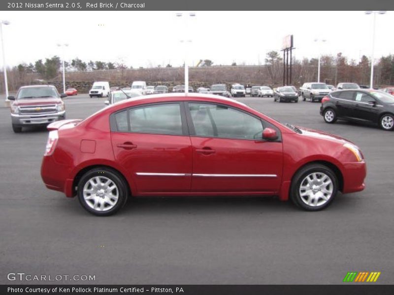 Red Brick / Charcoal 2012 Nissan Sentra 2.0 S