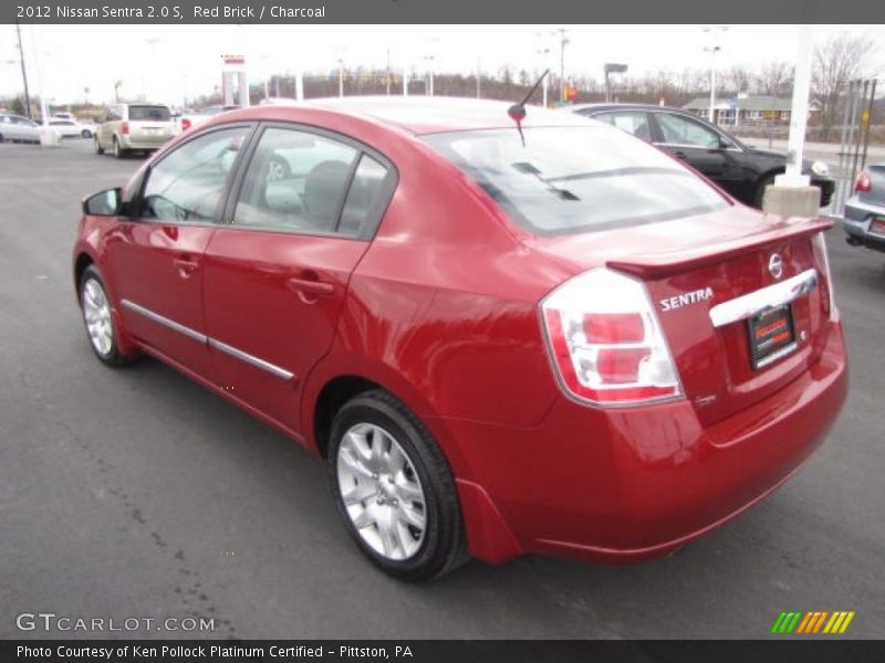Red Brick / Charcoal 2012 Nissan Sentra 2.0 S