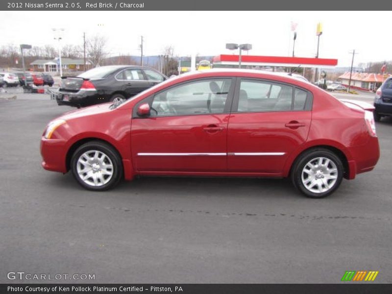 Red Brick / Charcoal 2012 Nissan Sentra 2.0 S