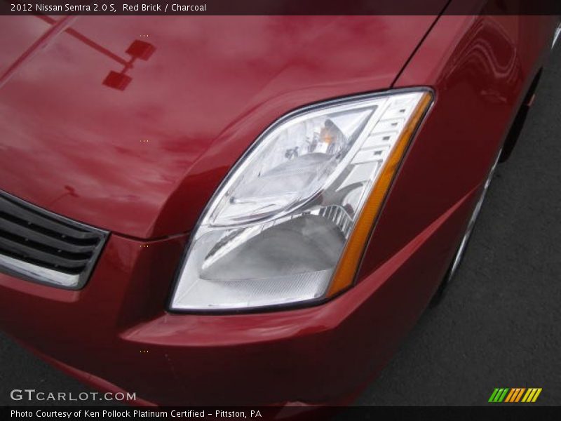 Red Brick / Charcoal 2012 Nissan Sentra 2.0 S