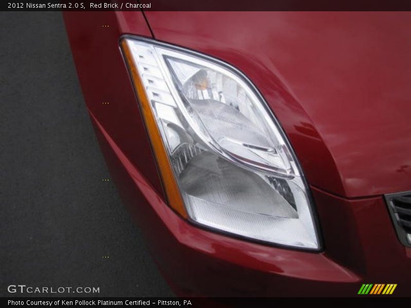 Red Brick / Charcoal 2012 Nissan Sentra 2.0 S