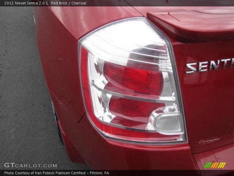 Red Brick / Charcoal 2012 Nissan Sentra 2.0 S