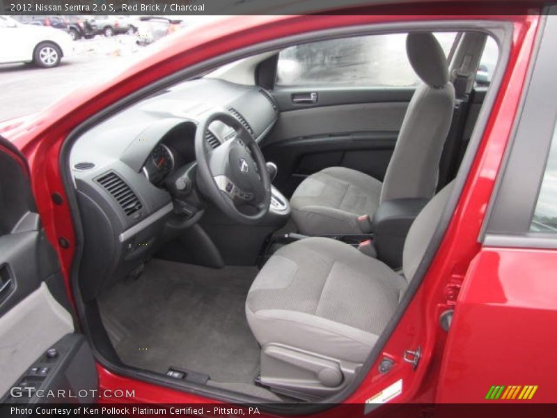 Red Brick / Charcoal 2012 Nissan Sentra 2.0 S