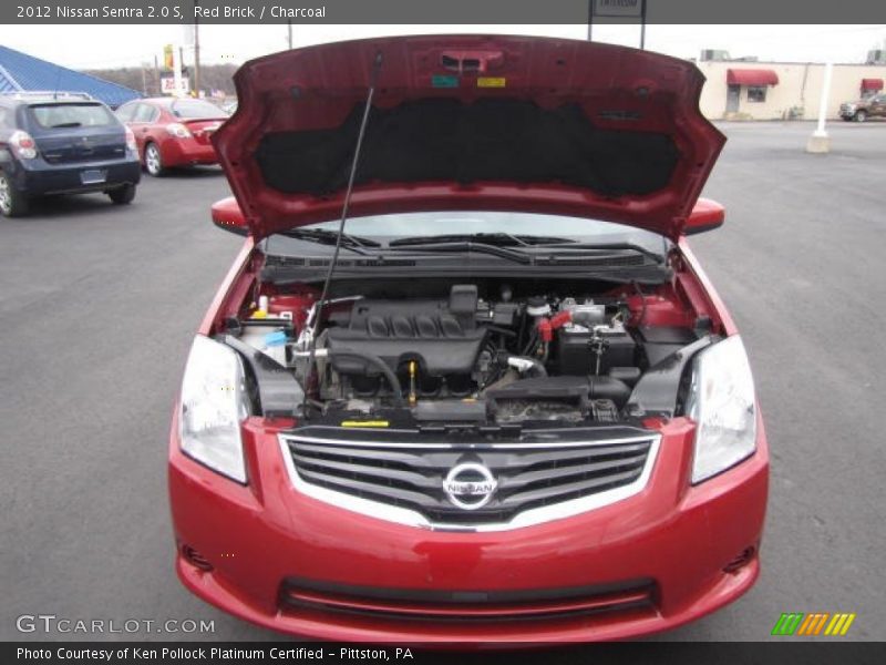 Red Brick / Charcoal 2012 Nissan Sentra 2.0 S