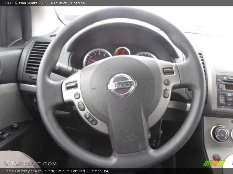 Red Brick / Charcoal 2012 Nissan Sentra 2.0 S