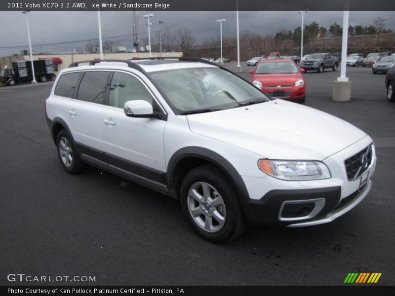 Ice White / Sandstone Beige 2012 Volvo XC70 3.2 AWD