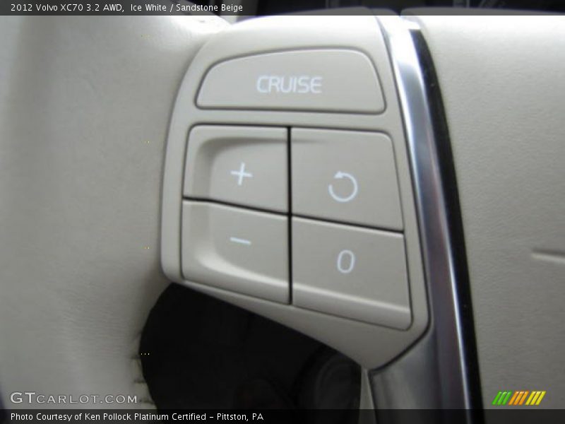 Ice White / Sandstone Beige 2012 Volvo XC70 3.2 AWD