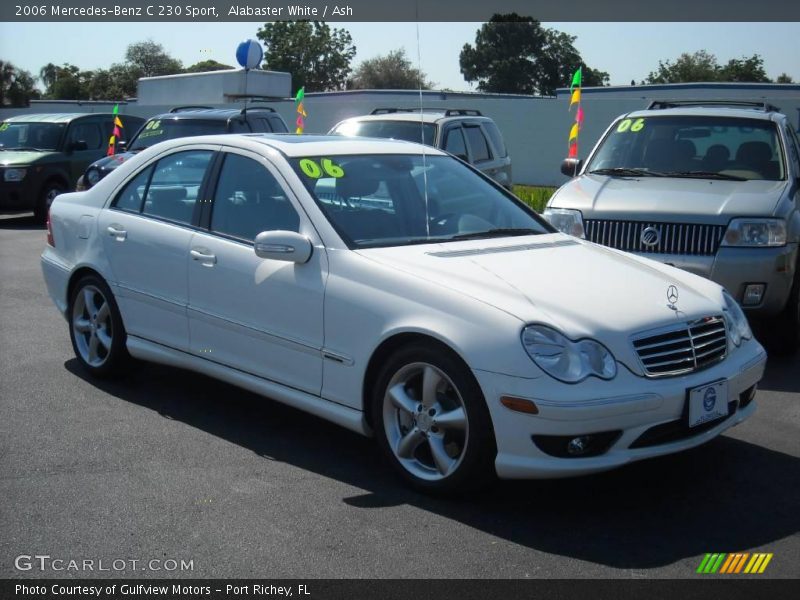 Alabaster White / Ash 2006 Mercedes-Benz C 230 Sport