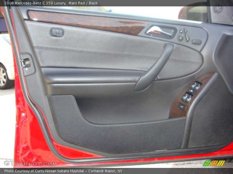 Mars Red / Black 2006 Mercedes-Benz C 350 Luxury