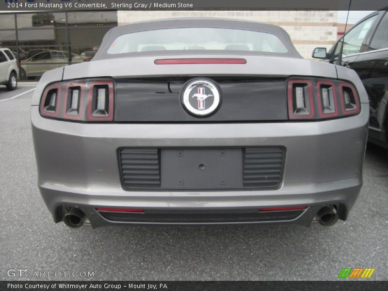 Rear View - 2014 Ford Mustang V6 Convertible