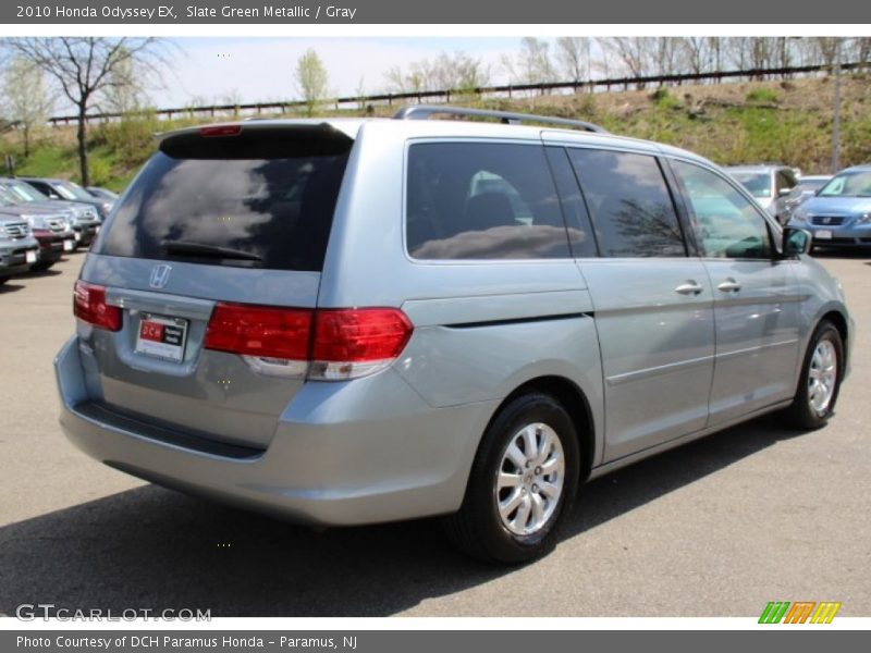 Slate Green Metallic / Gray 2010 Honda Odyssey EX