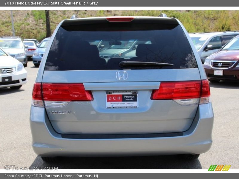 Slate Green Metallic / Gray 2010 Honda Odyssey EX
