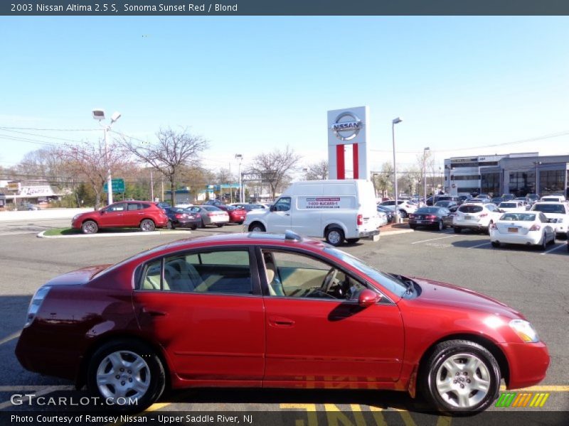 Sonoma Sunset Red / Blond 2003 Nissan Altima 2.5 S