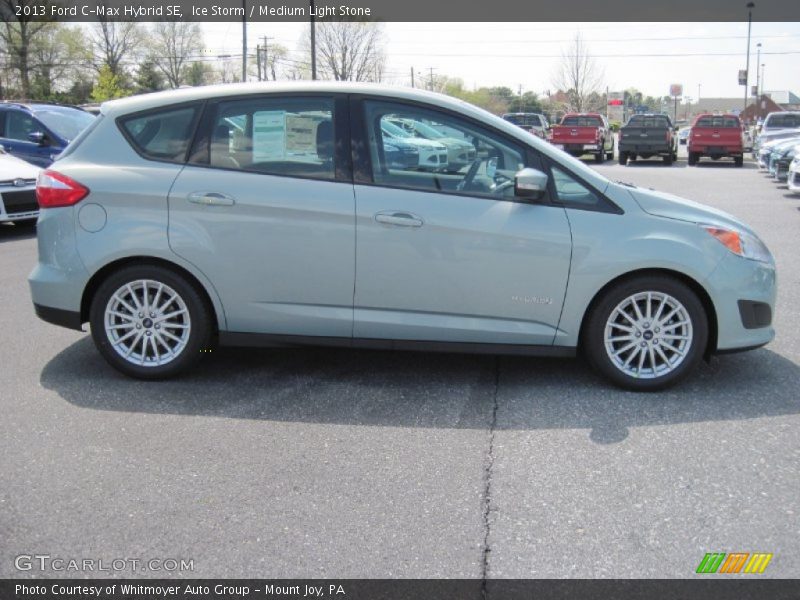 Ice Storm / Medium Light Stone 2013 Ford C-Max Hybrid SE