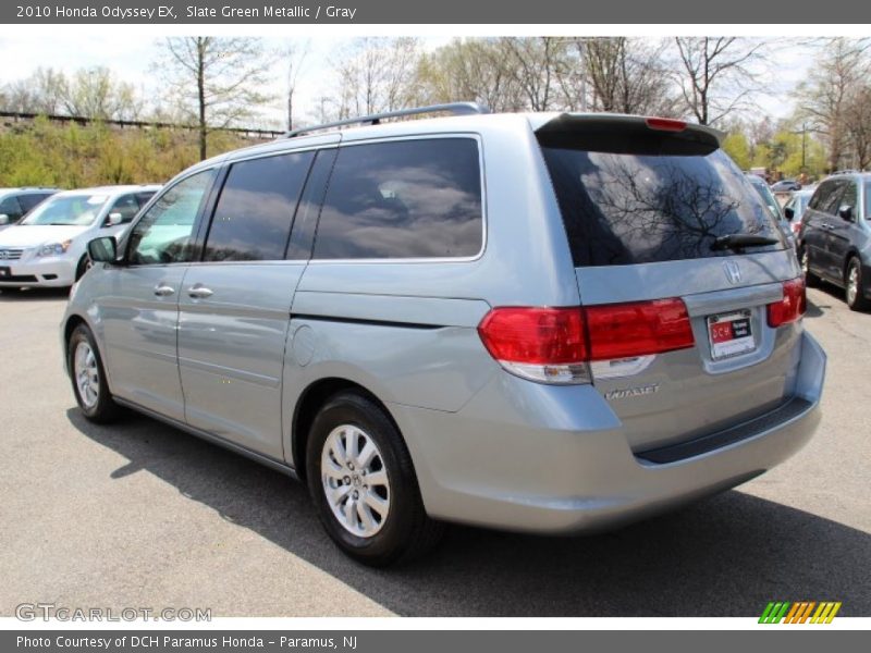 Slate Green Metallic / Gray 2010 Honda Odyssey EX