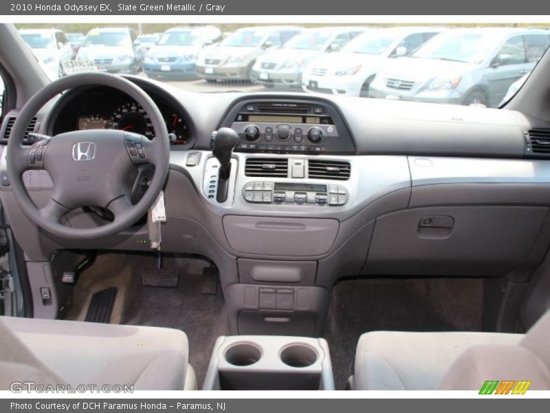 Slate Green Metallic / Gray 2010 Honda Odyssey EX