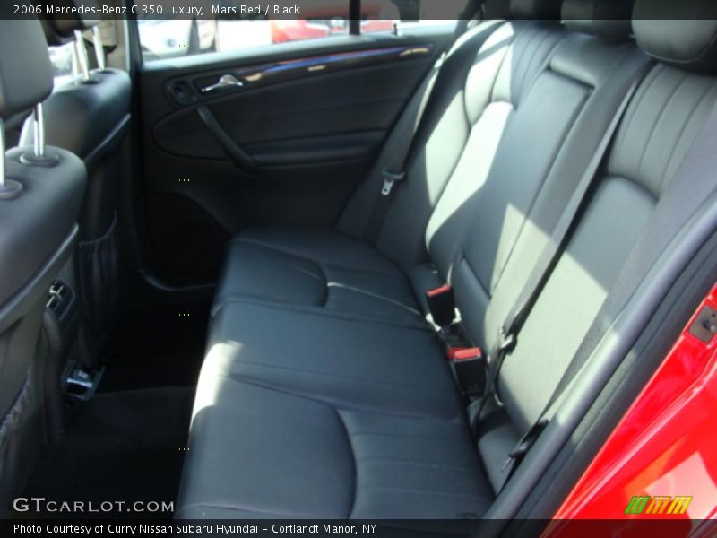 Mars Red / Black 2006 Mercedes-Benz C 350 Luxury