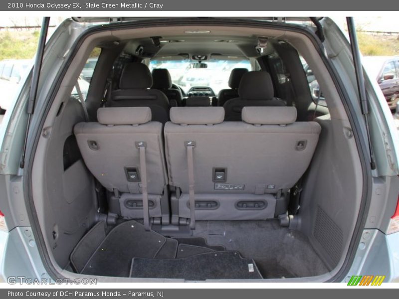 Slate Green Metallic / Gray 2010 Honda Odyssey EX