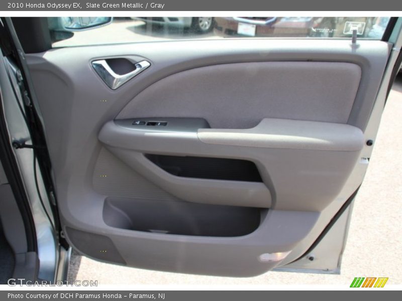 Slate Green Metallic / Gray 2010 Honda Odyssey EX