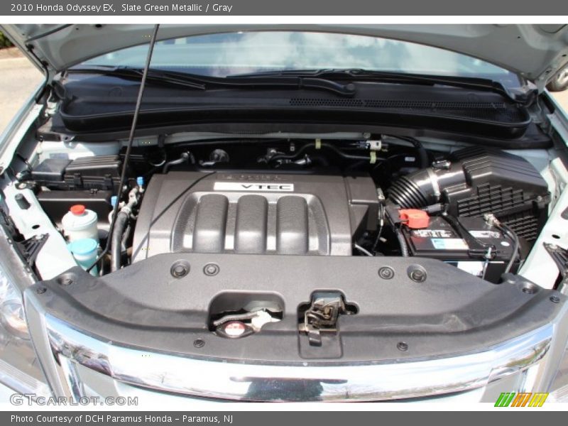 Slate Green Metallic / Gray 2010 Honda Odyssey EX