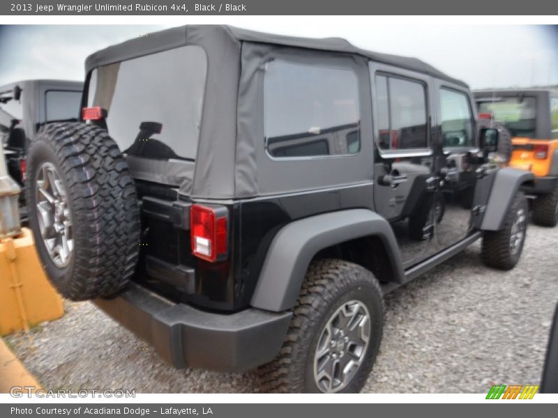 Black / Black 2013 Jeep Wrangler Unlimited Rubicon 4x4