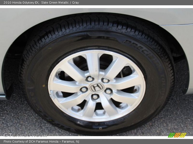 Slate Green Metallic / Gray 2010 Honda Odyssey EX