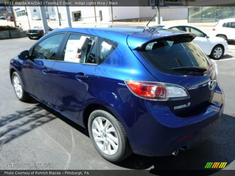 Indigo Lights Mica / Black 2013 Mazda MAZDA3 i Touring 5 Door