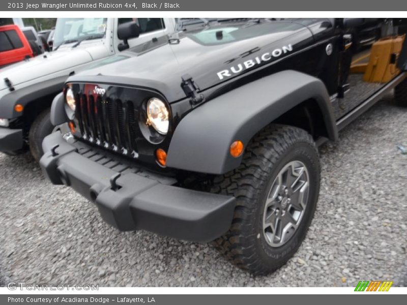 Black / Black 2013 Jeep Wrangler Unlimited Rubicon 4x4