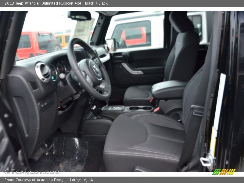  2013 Wrangler Unlimited Rubicon 4x4 Black Interior