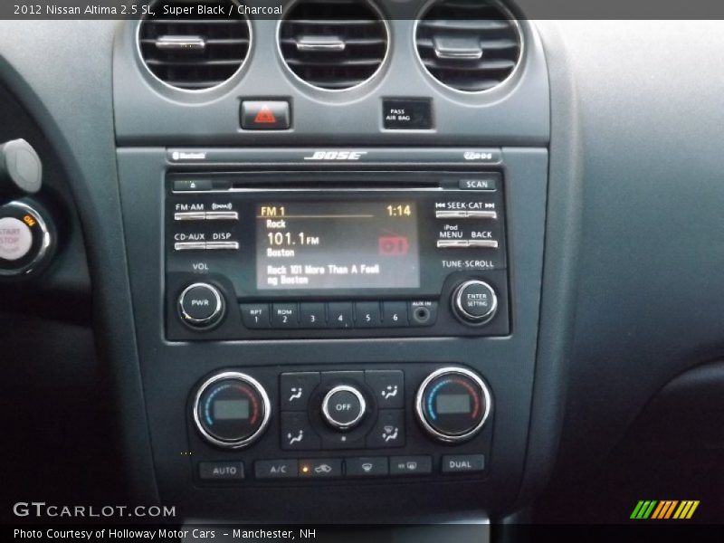 Super Black / Charcoal 2012 Nissan Altima 2.5 SL