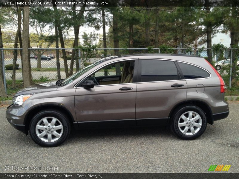 Urban Titanium Metallic / Ivory 2011 Honda CR-V SE 4WD