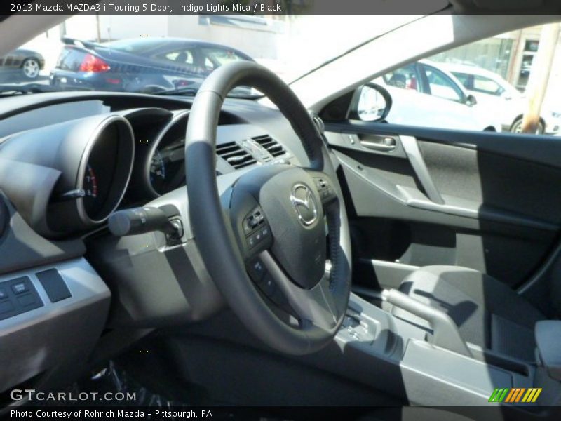 Indigo Lights Mica / Black 2013 Mazda MAZDA3 i Touring 5 Door