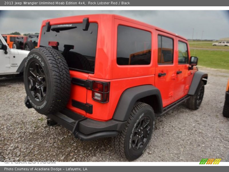 Rock Lobster Red / Black 2013 Jeep Wrangler Unlimited Moab Edition 4x4