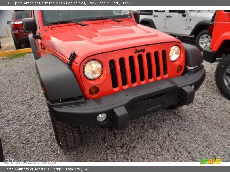 Rock Lobster Red / Black 2013 Jeep Wrangler Unlimited Moab Edition 4x4