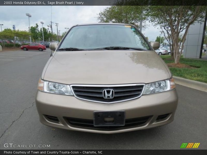 Sage Brush Pearl / Ivory 2003 Honda Odyssey EX-L