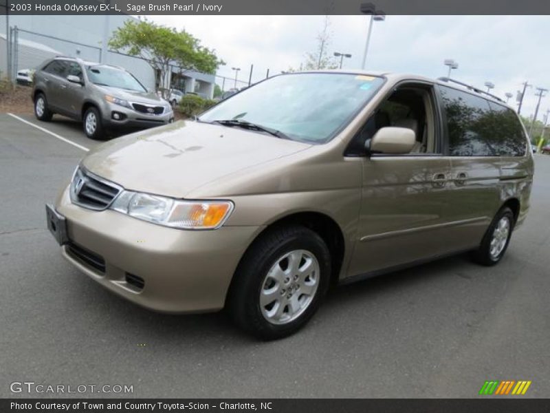 Sage Brush Pearl / Ivory 2003 Honda Odyssey EX-L