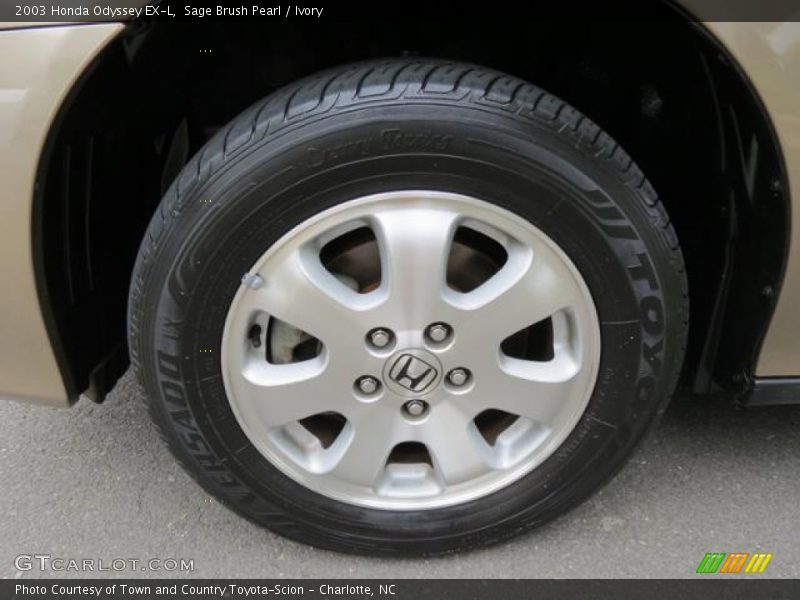 Sage Brush Pearl / Ivory 2003 Honda Odyssey EX-L