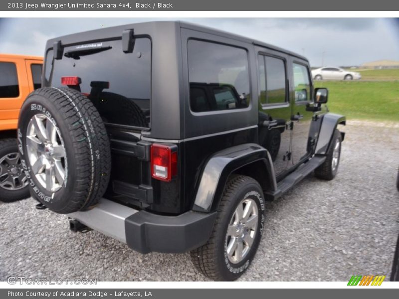 Black / Black 2013 Jeep Wrangler Unlimited Sahara 4x4