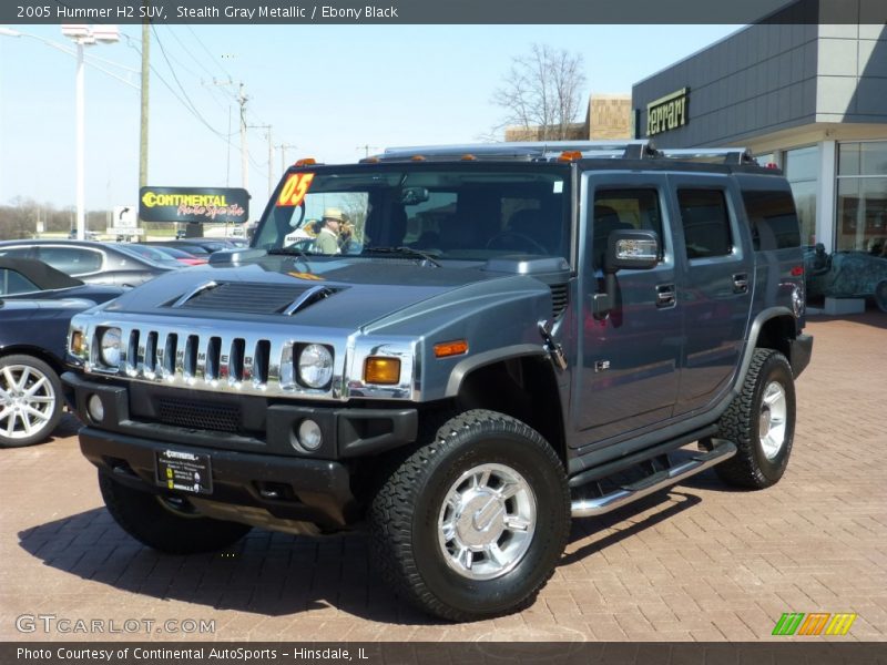 Stealth Gray Metallic / Ebony Black 2005 Hummer H2 SUV