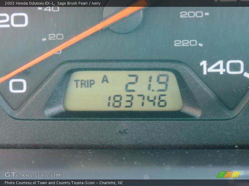Sage Brush Pearl / Ivory 2003 Honda Odyssey EX-L