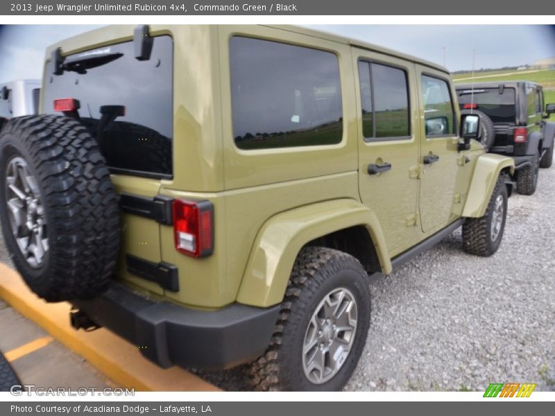 Commando Green / Black 2013 Jeep Wrangler Unlimited Rubicon 4x4