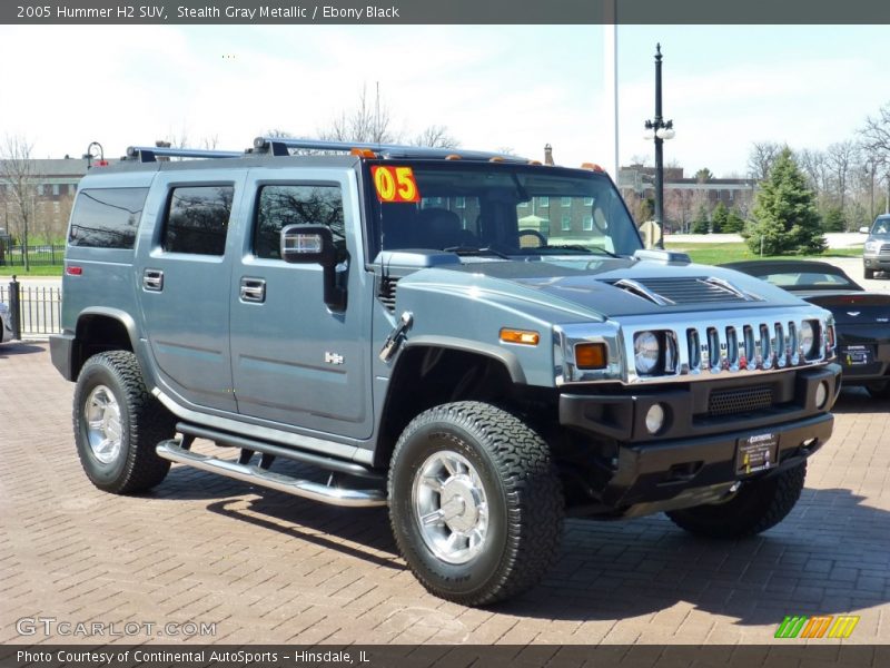Stealth Gray Metallic / Ebony Black 2005 Hummer H2 SUV