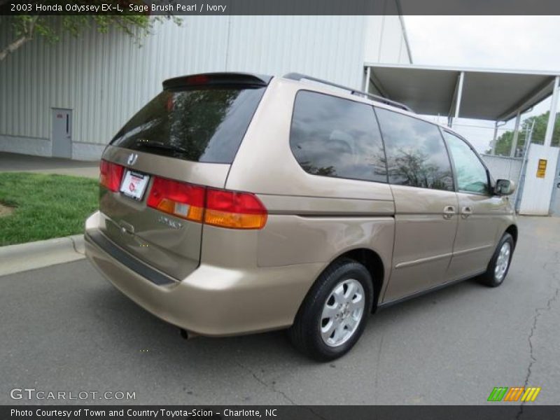 Sage Brush Pearl / Ivory 2003 Honda Odyssey EX-L