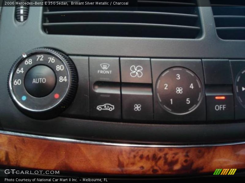 Brilliant Silver Metallic / Charcoal 2006 Mercedes-Benz E 350 Sedan